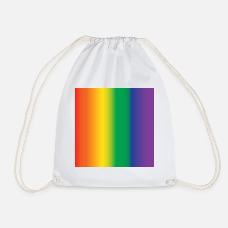 lgbt Mauspad Geschenkidee - Turnbeutel - Weiß