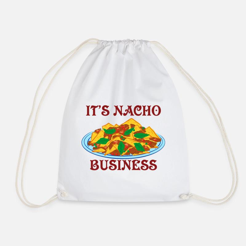 Nacho business - Drawstring Bag - white
