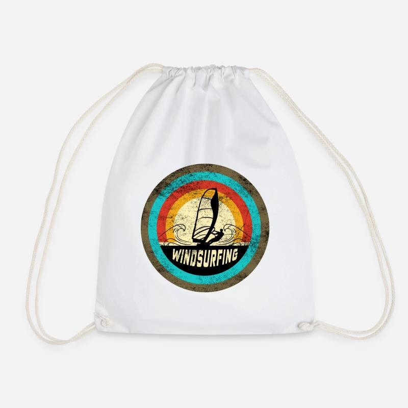 Windsurfing Design - Turnbeutel - Weiß