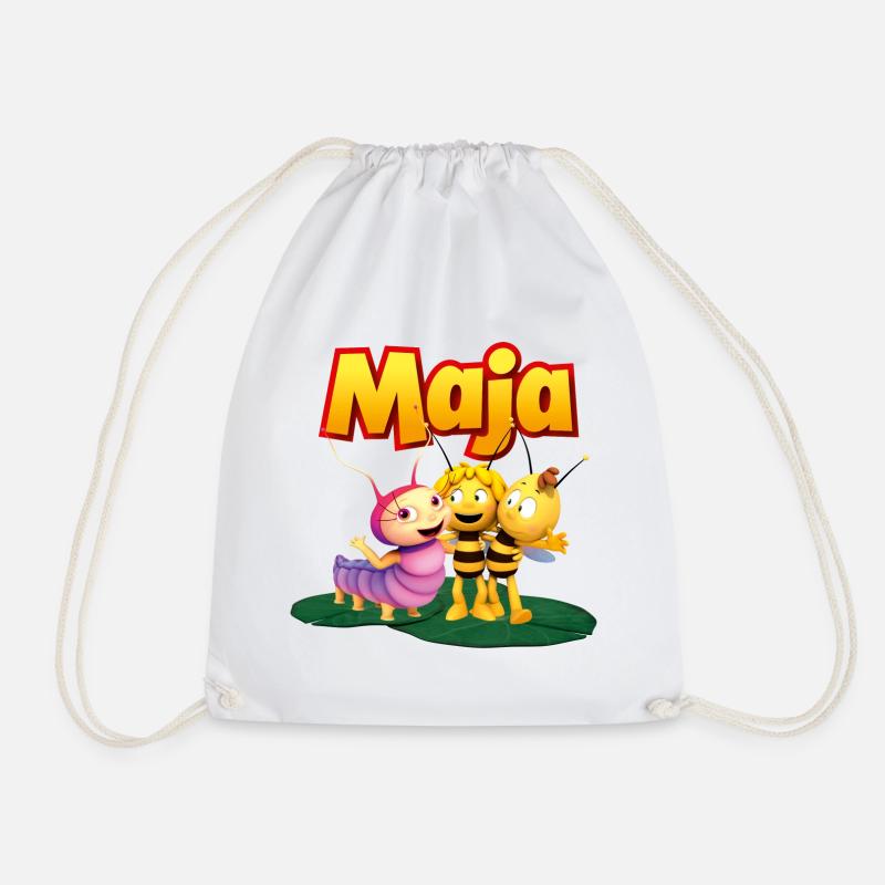 Maya The Bee Together With Willy And Ulla - Drawstring Bag - white