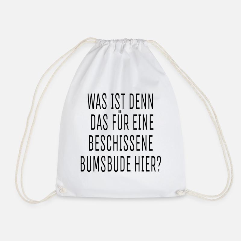 BUMSBUDE - Turnbeutel - Weiß