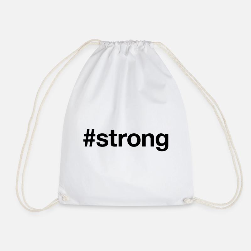 STRONG - Turnbeutel - Weiß