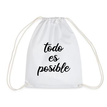 TODO IT POSIBLE - Sac de sport léger - blanc - Devant