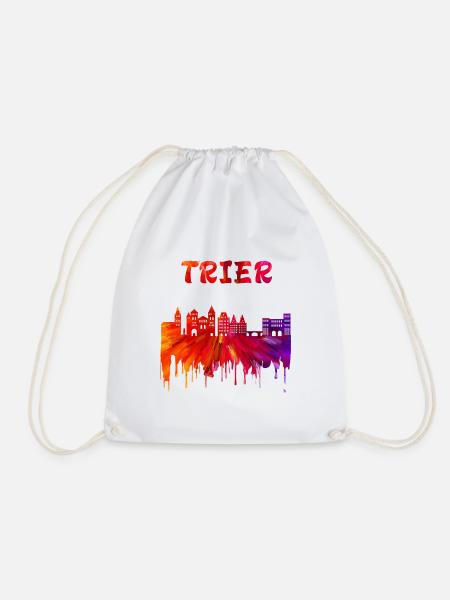 Trier Syline Design / Geschenkidee - Turnbeutel - Weiß