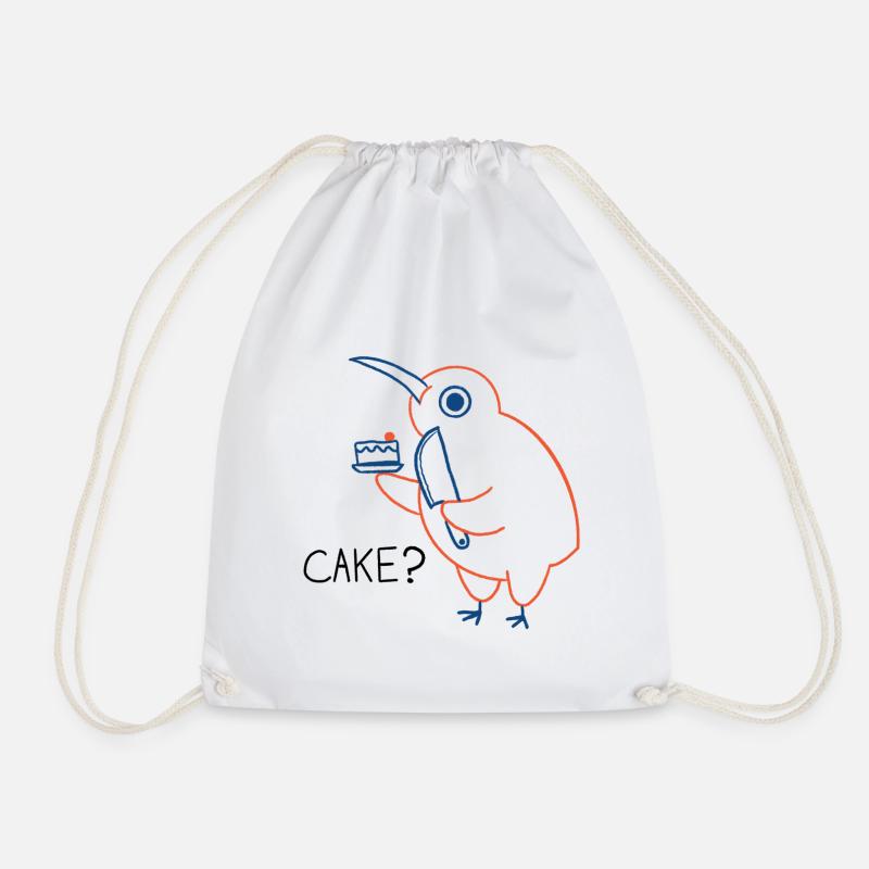 Cake? - Turnbeutel - Weiß