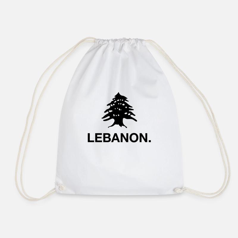 Libanon Beirut Libanese Libanesin Libanesisch LBN - Turnbeutel - Weiß