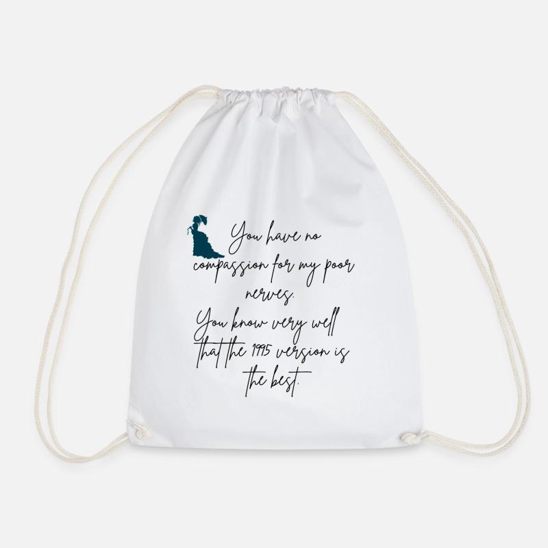 Humor Jane Austen - Turnbeutel - Weiß