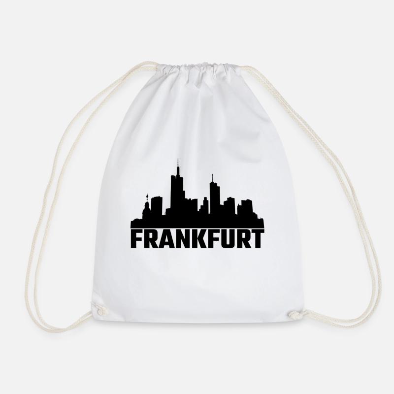 Frankfurt Skyline - Turnbeutel - Weiß