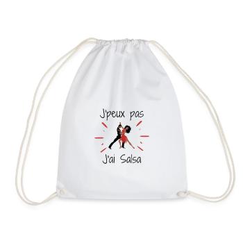 J'peux pas j'ai salsa - Sac de sport léger - blanc - Devant