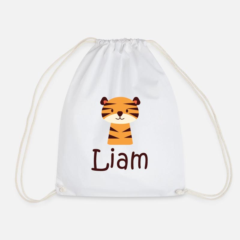 Liam - Drawstring Bag - white