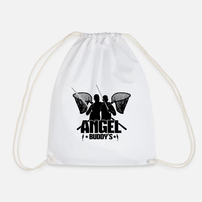 Cadeau de citation de pêche d'ange copain - Sac de sport léger - blanc