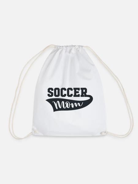 Soccer Mom Fußballmami Design - Turnbeutel - Weiß