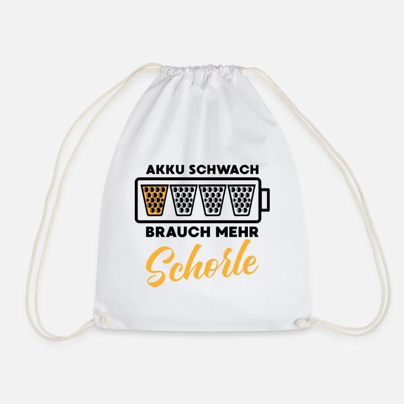 Schorle Pfälzer Riesling Weinfest - Turnbeutel - Weiß