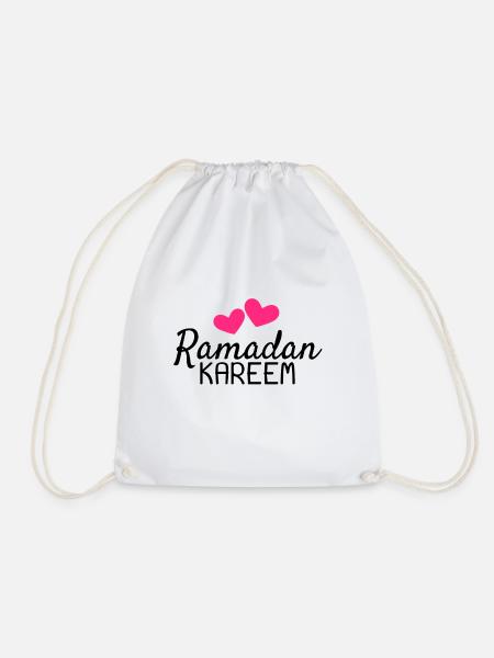 Ramadan Kareem Fest Liebe Ramadan - Turnbeutel - Weiß