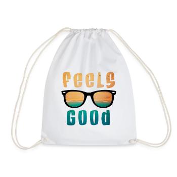 Feels good - Drawstring Bag - white - Front