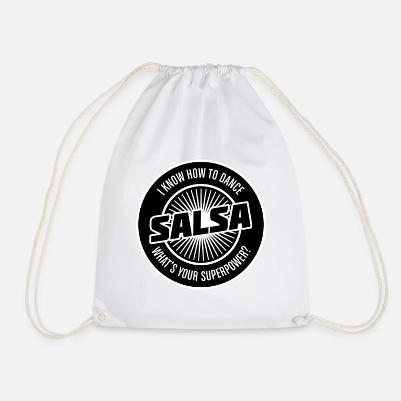 Salsa Superpower - Turnbeutel - Weiß