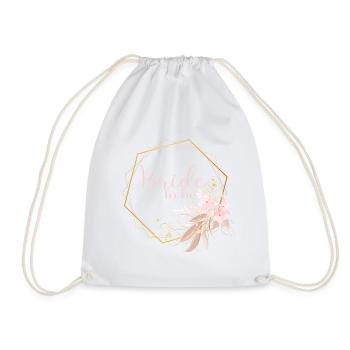 Fleurs Roses Boho - Bride to be - Sac de sport léger - blanc - Devant