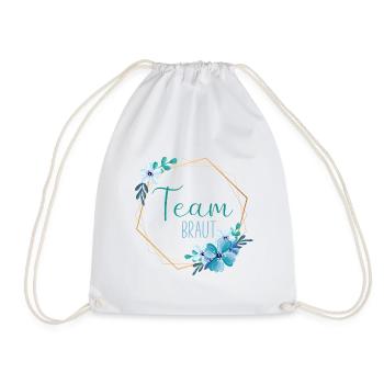 Fleurs Bleues - Team Bride - 13 - Sac de sport léger - blanc - Devant