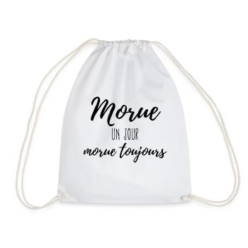 Morue un jour morue toujours - Sac de sport léger - blanc - Devant