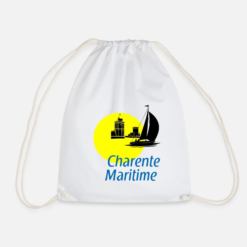 Charente-maritime - Sac de sport léger - blanc