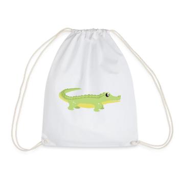 Crocodile - Sac de sport léger - blanc - Devant