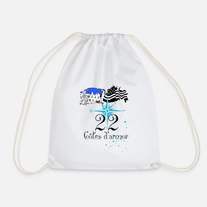 Côtes d'armor - Sac de sport léger - blanc