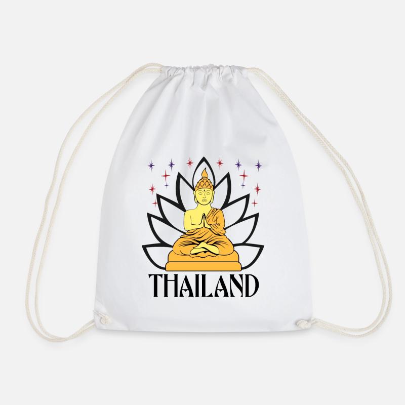 Thailand Buddha - Turnbeutel - Weiß