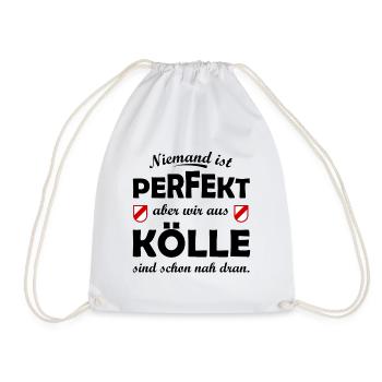 Kölle Perfekt - Turnbeutel - Weiß - Vorne