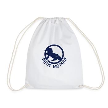 Petit motard - Sac de sport léger - blanc - Devant