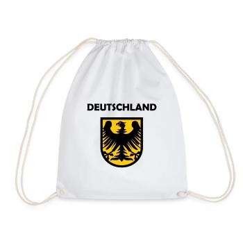 Der Deutschland Adler - Turnbeutel - Weiß - Vorne