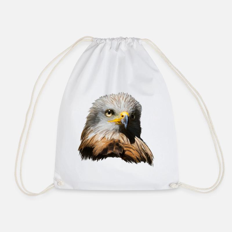 Imperial eagle - Drawstring Bag - white