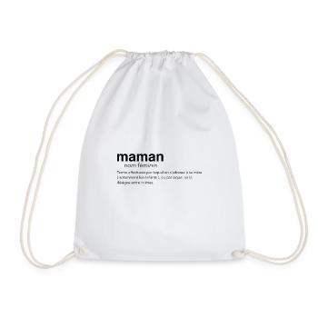 Maman définition - Sac de sport léger - blanc - Devant