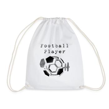 Football Player - joueur de foot cadeau graphique - Sac de sport léger - blanc - Devant
