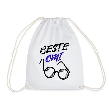 Oma Großmutter Beste Omi Brille Statement - Turnbeutel - Weiß - Vorne