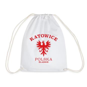KATOWICE Kattowitz Polen Polska Poland - Turnbeutel - Weiß - Vorne