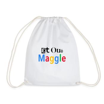 Et oué maggle - Sac de sport léger - blanc - Devant