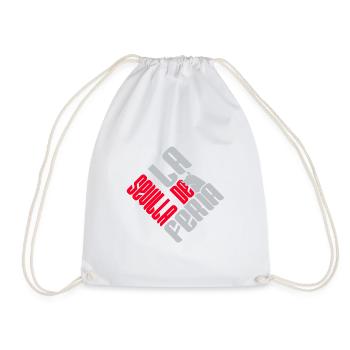 La Feria de Sevilla logo rouge et gris - Sac de sport léger - blanc - Devant