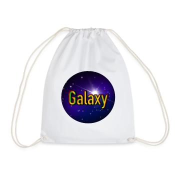 Galaxy - Turnbeutel - Weiß - Vorne