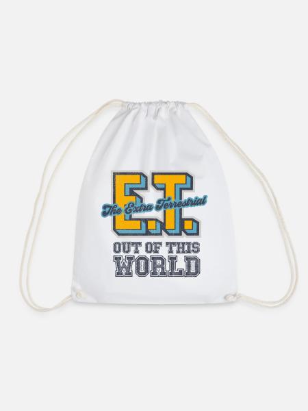 E.T. The Extra-Terrestrial Out Of This World - Drawstring Bag - white
