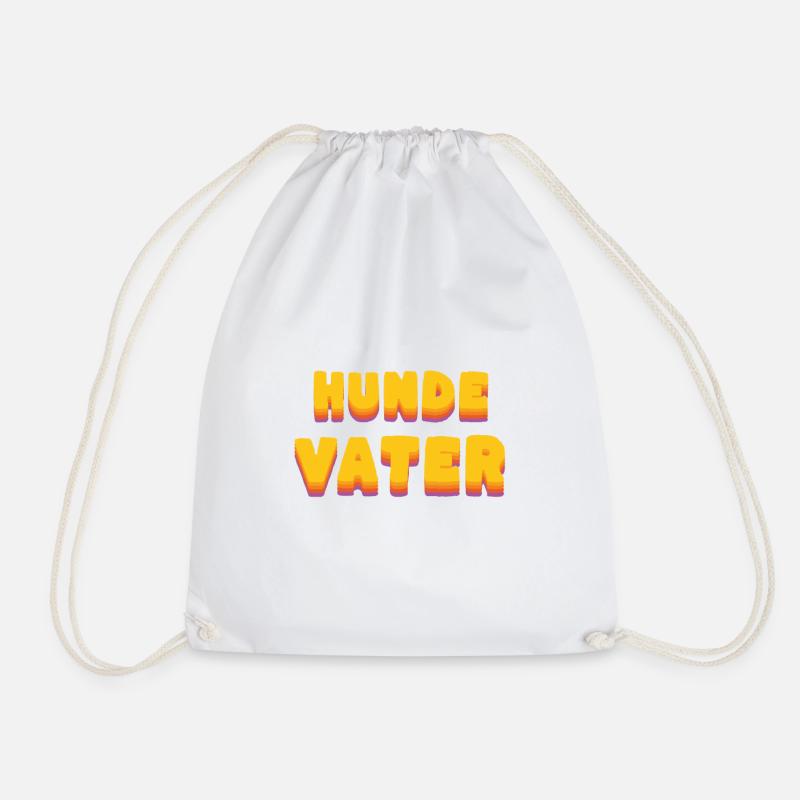 HundeVater - Turnbeutel - Weiß