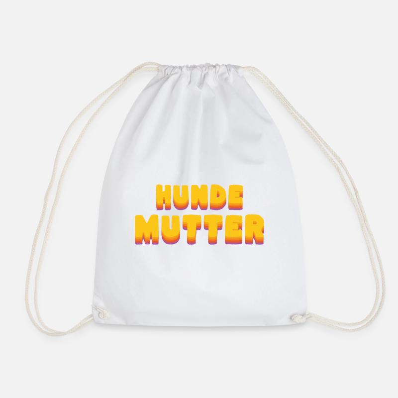 HundeMutter - Turnbeutel - Weiß