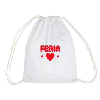 Amour de Féria - Sac de sport léger - blanc - Devant