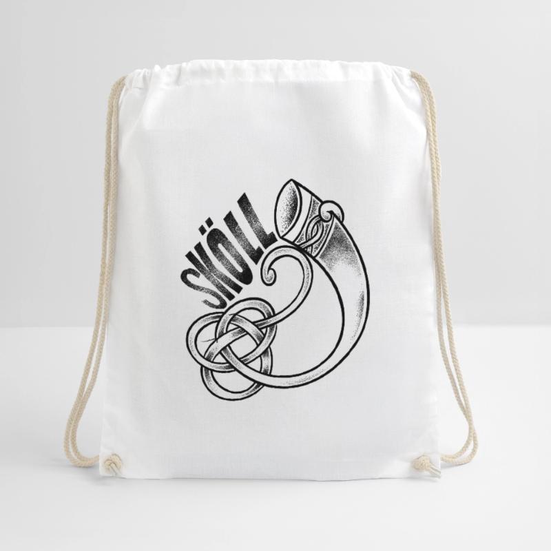 Sköll, Skoell oder Skohell oder Skøll DOTWORK ART Turnbeutel