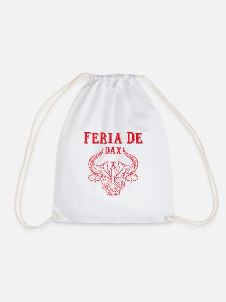 Feria de Dax - Turnbeutel - Weiß