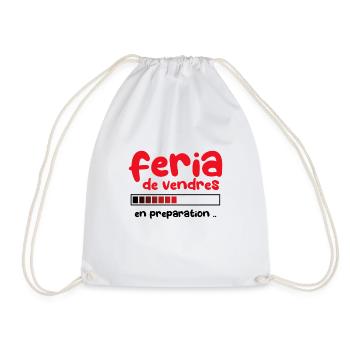 Feria de Vendres en préparation - Sac de sport léger - blanc - Devant