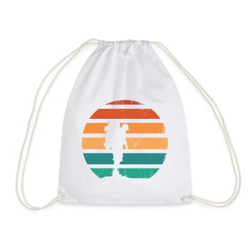 Hiking Outdoor Retro Design - Drawstring Bag - white - Front