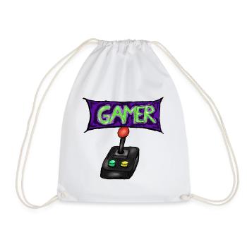 Joueur à l’ancienne - Sac de sport léger - blanc - Devant