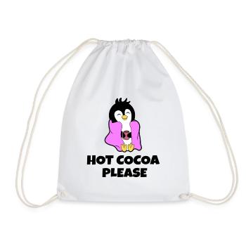 Sweet Cold Penguin Animal Bird Statement Antarctique - Sac de sport léger - blanc - Devant