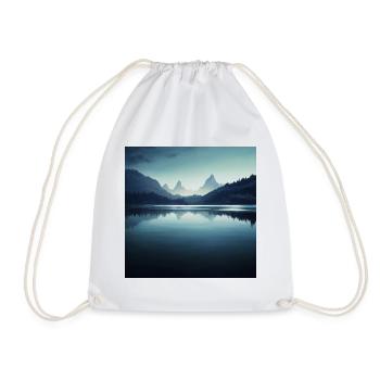 Montagnes - Sac de sport léger - blanc - Devant