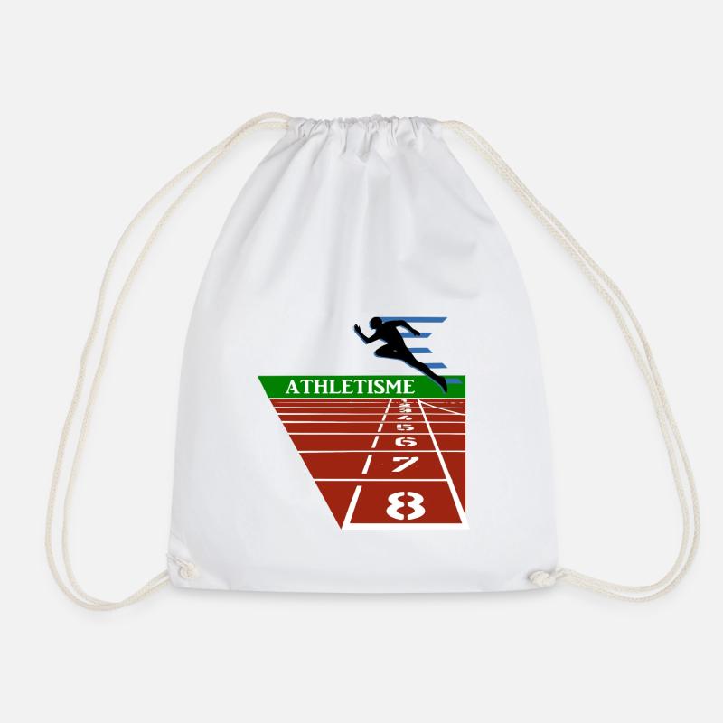 Leichtathletik - Turnbeutel - Weiß